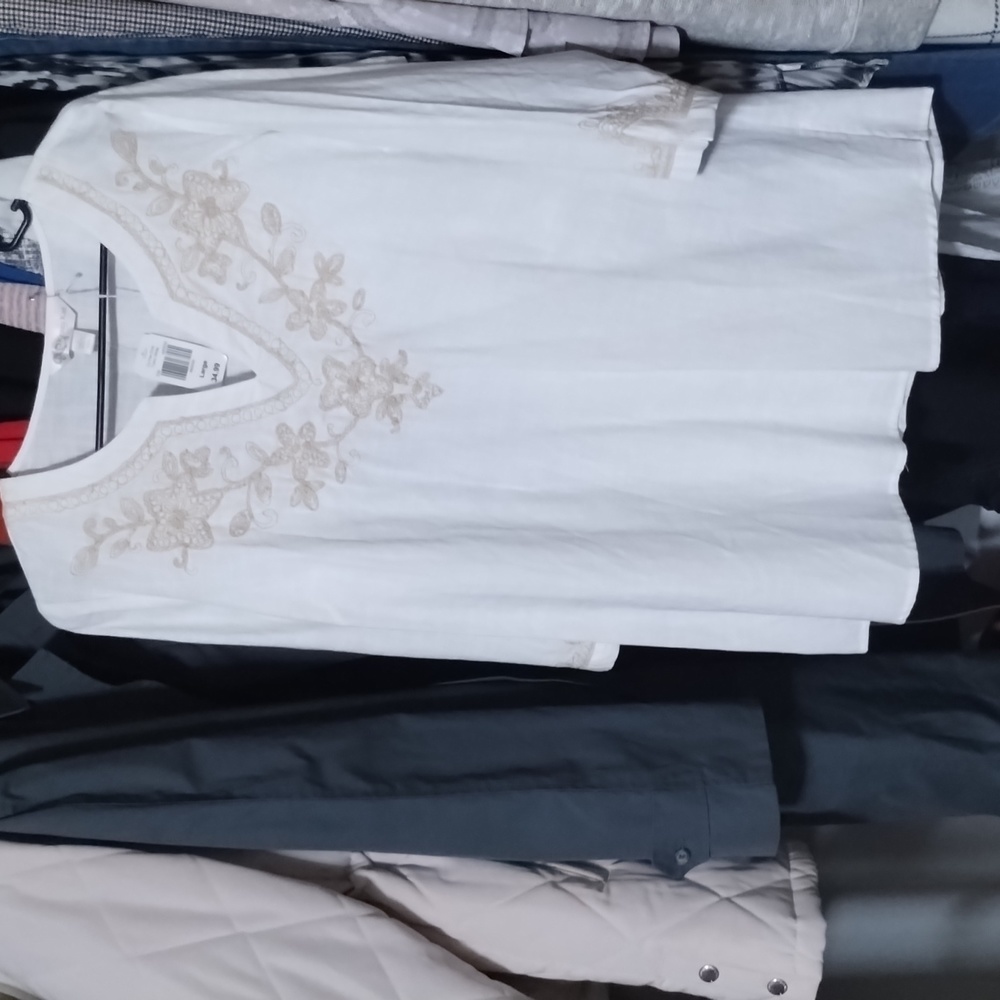 New Krazy Kat white tunic